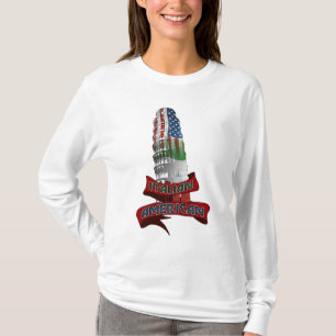 T-shirts italien américain d'ascendance