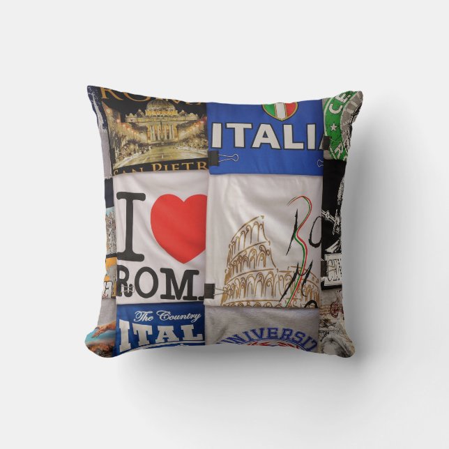 T-shirts italiens dans un coussin (Recto)