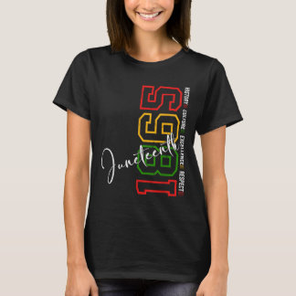 T-shirts Juneteenth Femmes Hommes Afro-Américain J