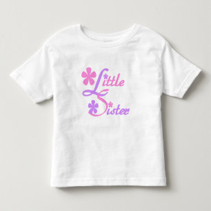 T-shirts Lavande et Petite Soeur Rose