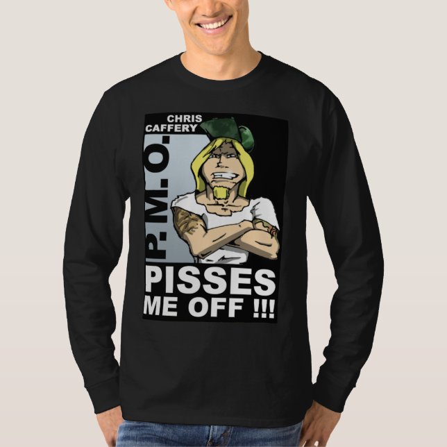 T-shirts longs et longs m'énervent (Devant)