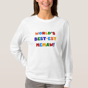 T-shirts lumineux de couleurs du Meilleur-est Mema