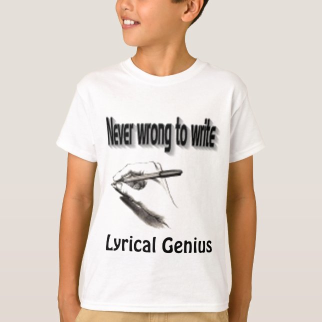 T-shirts lyriques (Devant)
