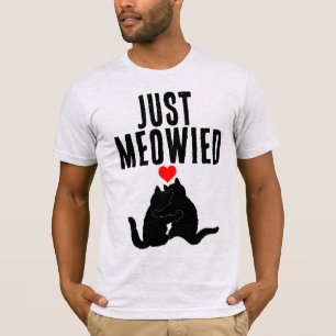 T-shirts mariages BRIDE GROOM CAT