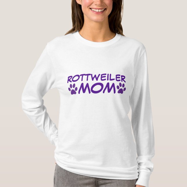 T-SHIRTS MÈRE ROTTWEILER (Devant)