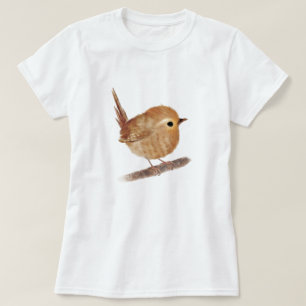T-shirts mignonnes Wren Bird Lovers