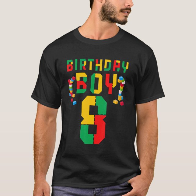T-shirts mignons pour 8ème anniversaire de 8 ans b (Devant)