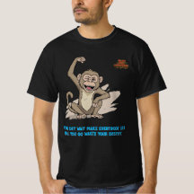 T-shirts Naija Hustle Monkey - Citation de Destiny