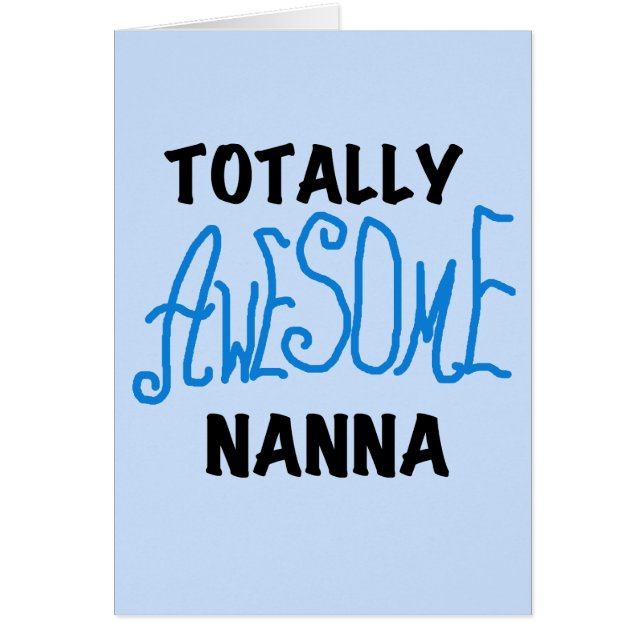 T-shirts Nanna Blue et GIfts absolument géniaux (Devant)