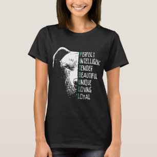 T-shirts parfaits de chien de pitbull
