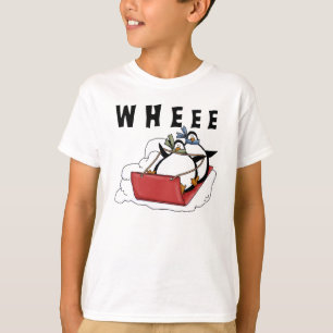 T-shirts Penguins Sledding