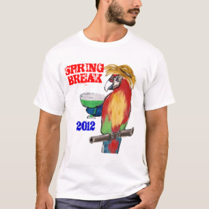T-shirts Perroquet de Vacances de Printemps