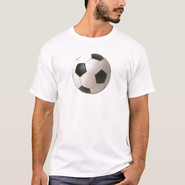 T-shirts personnalisable de ballon de football (Devant)