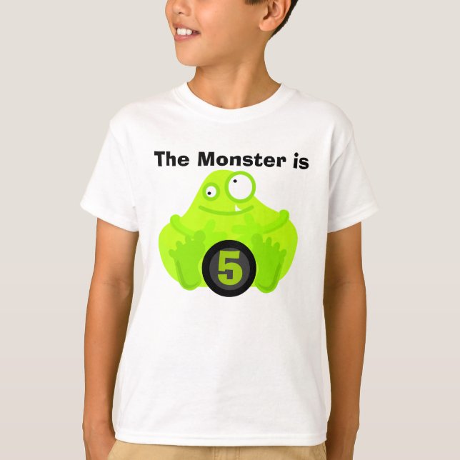 T-shirts personnalisables d'anniversaire de (Devant)