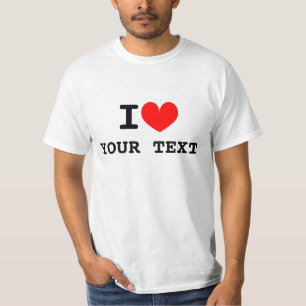 T-shirts personnalisés en coeur   Faites votre pr