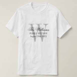 T-shirts personnalisés pour réunion de famille
