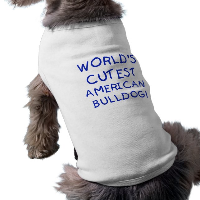 T-shirts pour animaux de compagnie pour Bulldog, l (Dos)