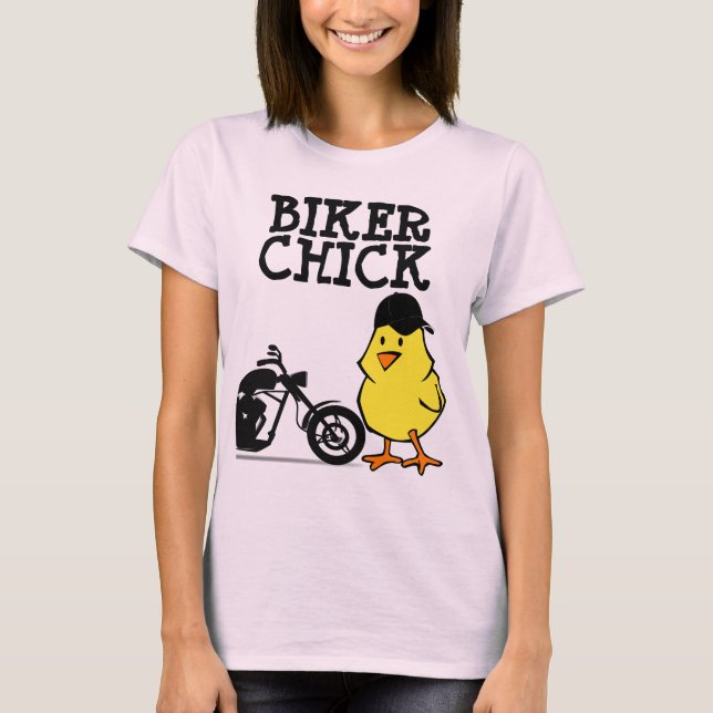 T-shirts pour dames de BIKER CHICK (Devant)