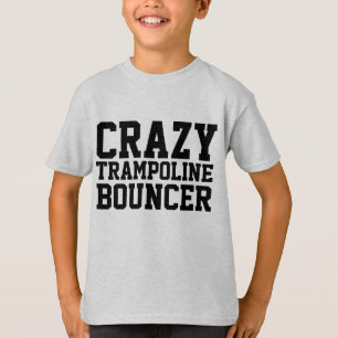 T-shirts pour enfants BOUNCER DE TRAMPOLINE CRAZY