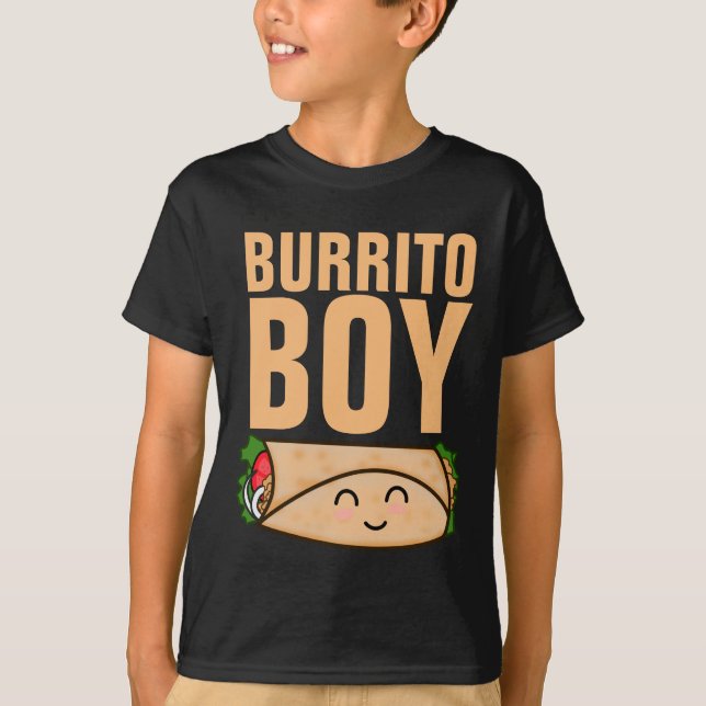 T-SHIRTS POUR ENFANTS DE BURRITO (Devant)