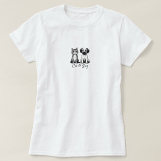 T-shirts pour femme de chat et chien