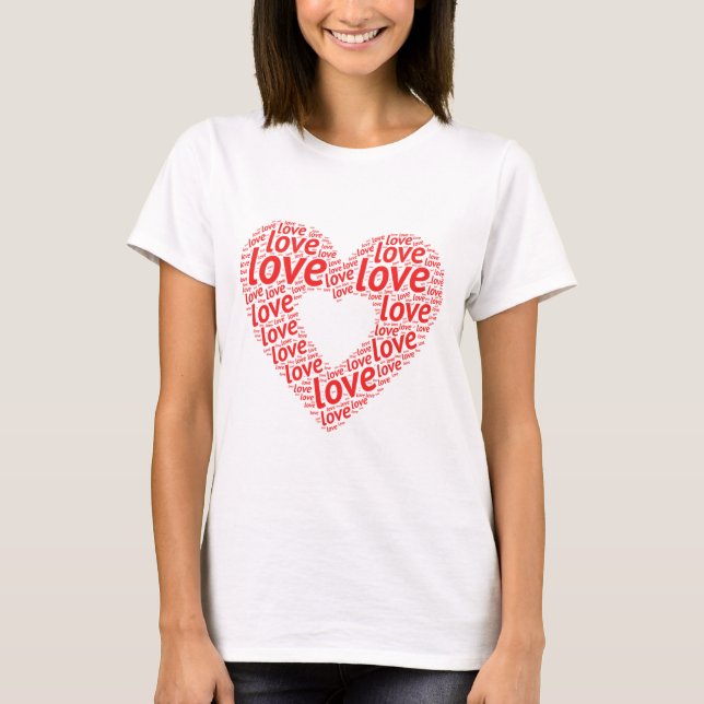 T-shirts pour femmes d'amour (Devant)