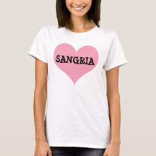T-SHIRTS POUR FEMMES DE VIN SANGRIA