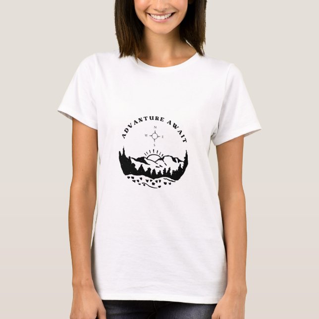 T-shirts pour femmes en attente (Devant)