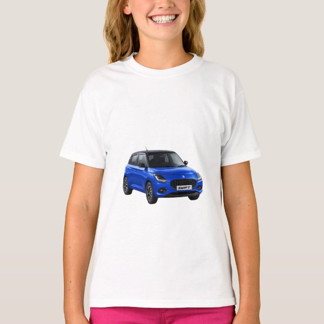 T-shirts pour filles de voiture (Devant)