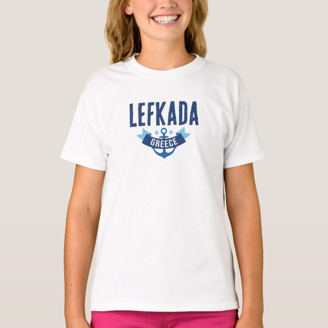 T-shirts pour filles Lefkada Greece (Devant)