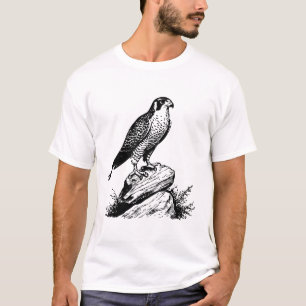 T-shirts pour hommes Faucon pèlerin