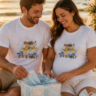 T-shirts pour l'annonce d'un bébé garçon : Ahoy!