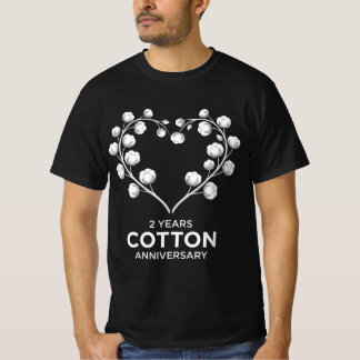 t-shirts pour le 2ème anniversaire de mariage pour