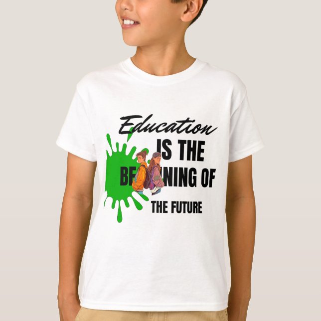 T-shirts pour l'éducation 2025 : Célébrer l'appren (Devant)