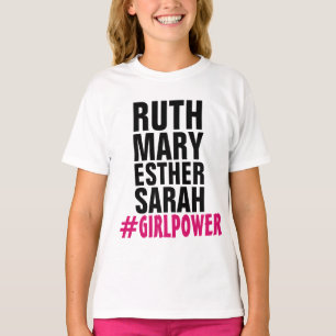 T-shirts POUVANT FILLE CHRÉTIENNE, RUTH SARAH ESTH