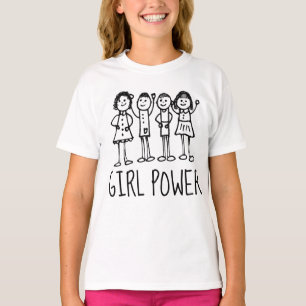 T-shirts POWER FILLE