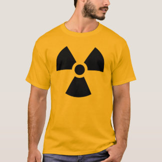 T-shirts radioactif de symbole