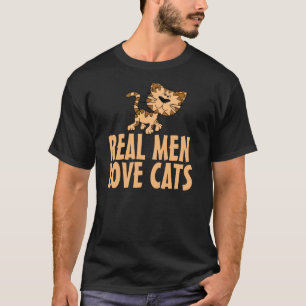 T-shirts Real Men Love Cats