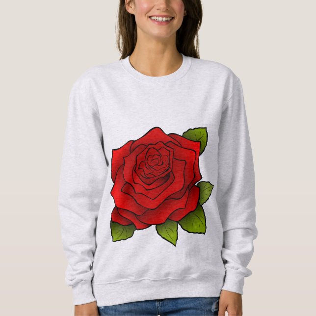T-shirts RED ROSE (Devant)