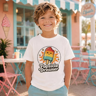 T-shirts Rétro pour Enfants Popsicle Dreamer