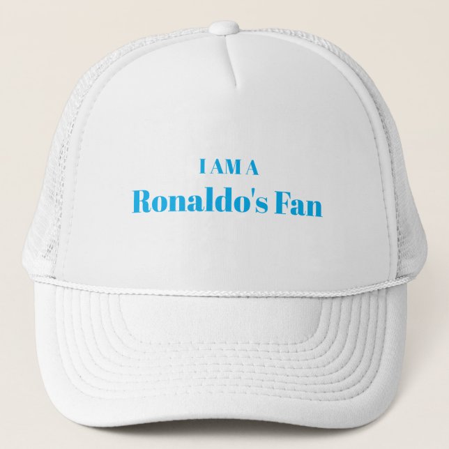 T-Shirts Ronaldo fan Trucker Hat (Front)