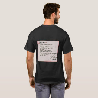 T-shirts roses noirs