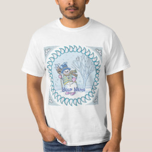 T-shirts Snowman Walking