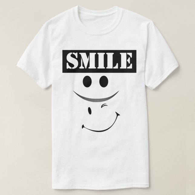 T-SHIRTS :SOURIRE (Design devant)