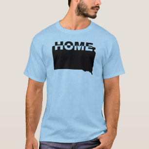 T-shirts South Dakota Maison Loin de l'État
