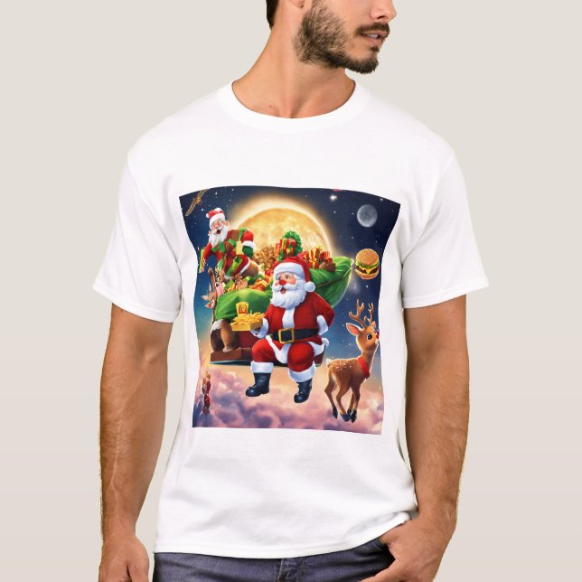 T-shirts spéciaux de Noël - Festive (Devant)