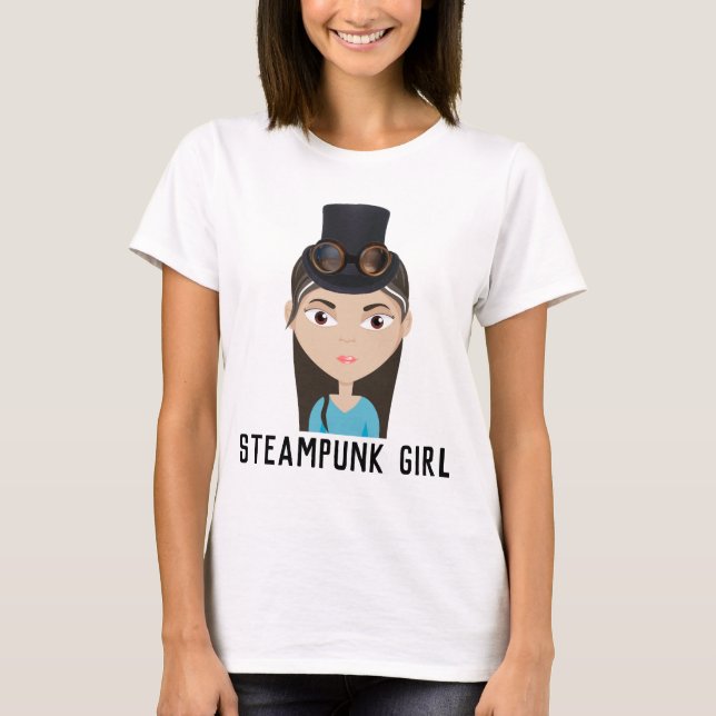 T-shirts STÉAMPUNK GIRL (Devant)