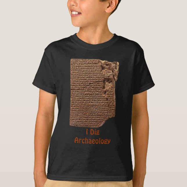 T-shirts "Sumerian Cuneiform Writing" (Devant)