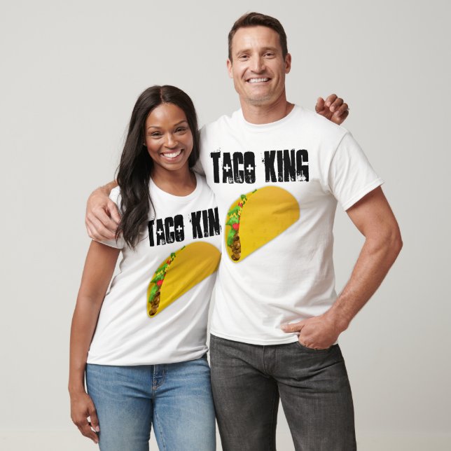 T-shirts TACO LOVER, TACO KING (Unisexe)