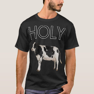 T-shirts tendance unisexe adulte Holy Cow T , Roug